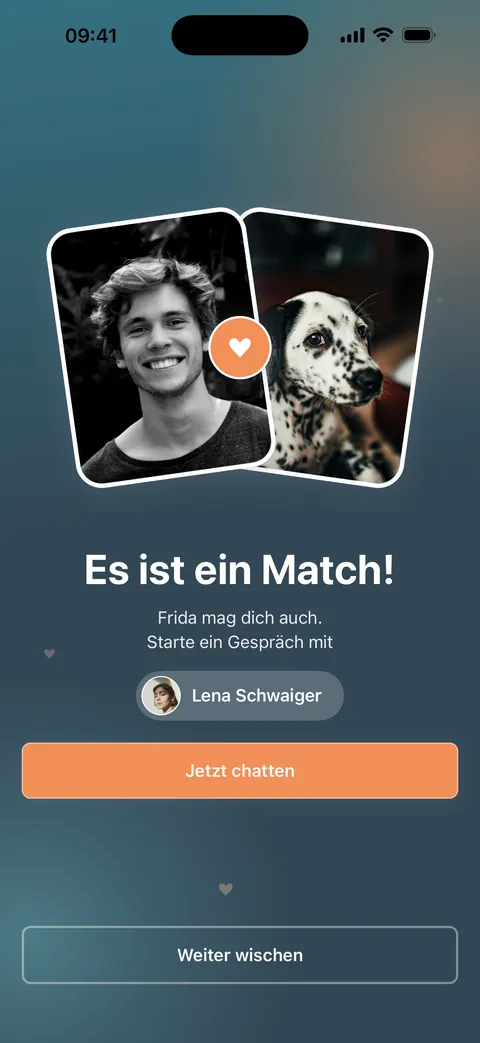 Beidseitiges Interesse ergibt ein Match