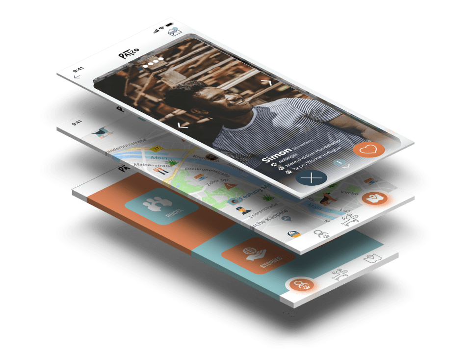 Patzo App Screens