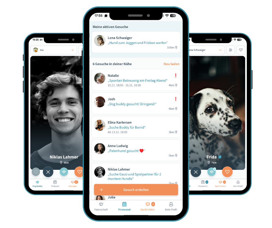 Hundebetreuung mit der Patzo App