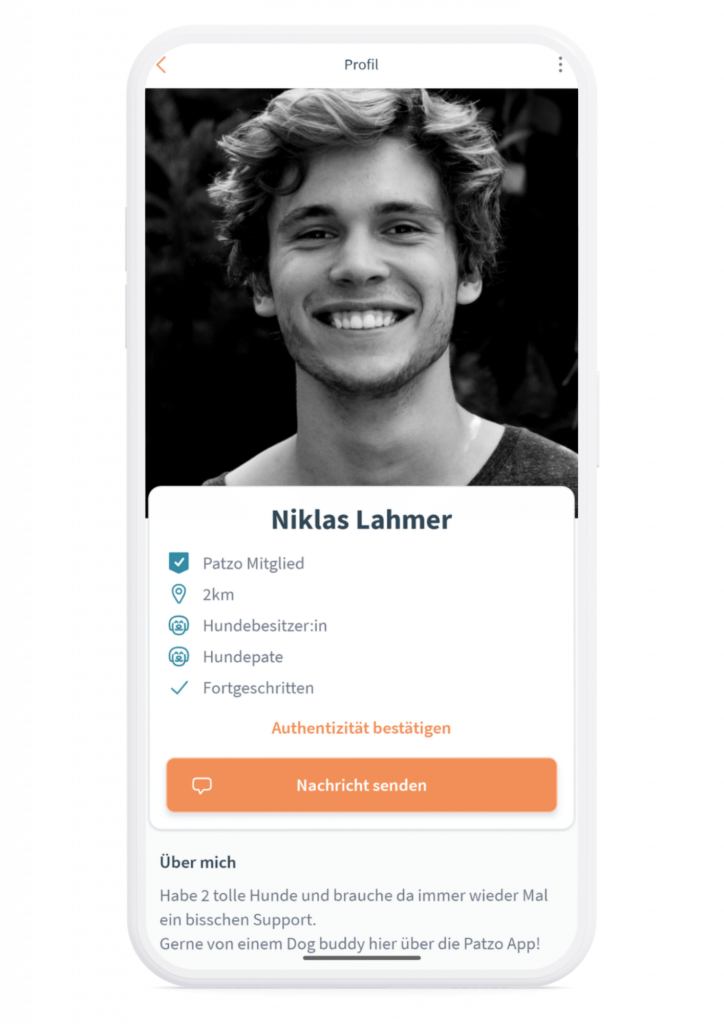 Patzo App Profil